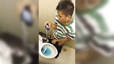 Public Restroom Cum Shots: A Gay Porn Adventure