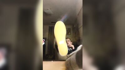 Gang Of Foot Lovers Dominate Guys Feet!