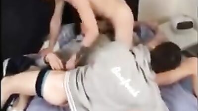 Chav Bareback Threesome - UKs Hottest Group Sex!