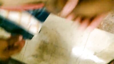 Public Toilet Hookup: Amateur Cum Shots and Handjobs