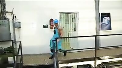 Factory Threeway: Action Group Sex