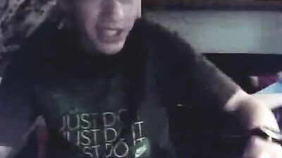 Gay Porn Teens Jerk With Friend in the Room