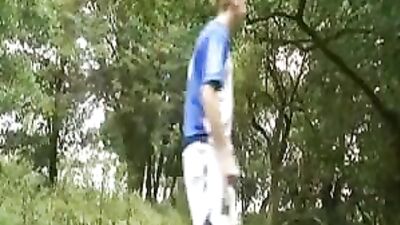 Outdoor Frenzy: Brit Lads Get Wild!