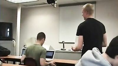 Blond Wrestlers Muscular Biceps Seduce Classmates in Gay Porn Video