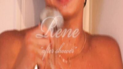 Gay Porn Threesome: René After the Shower... and Friends!