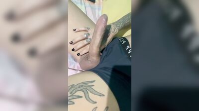 Twink horny showing my big cock ????