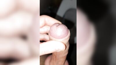 Twink guy shows off his young smegma and toilet jerkoff with a cum fountain