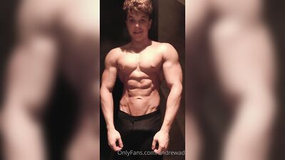 Showing off after Workout