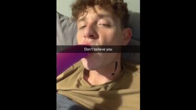 Hot twink model lea*ked using dildo for the first time