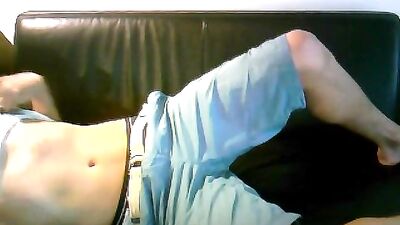 Webcam Couch Masturbation: Amateur Handjobs and Cum Shots - A Gay Porn Experience!