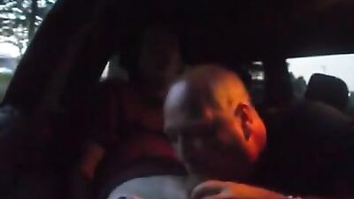Car Cock Sucking Amateurs: Young Lust in Motion!