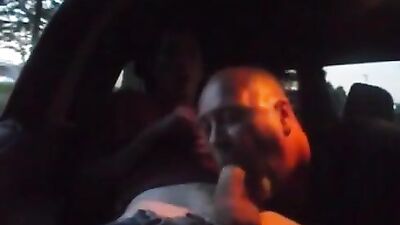 Car Cock Sucking Amateurs: Young Lust in Motion!