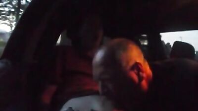Car Cock Sucking Amateurs: Young Lust in Motion!