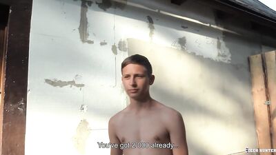 BIGSTR - Straight Guy Hesitates At First But Agrees To Suck His Dick For Some Quick Cash