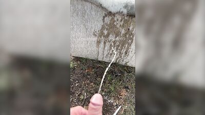 PISS horny DADDY foreskin cock at sofa