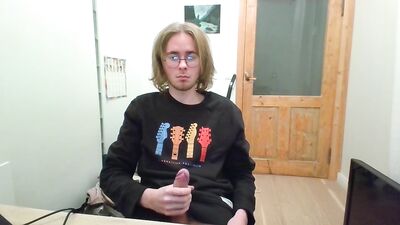 Afterschool webcam special - jerking off for hours