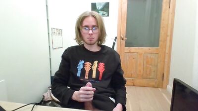 Afterschool webcam special - jerking off for hours