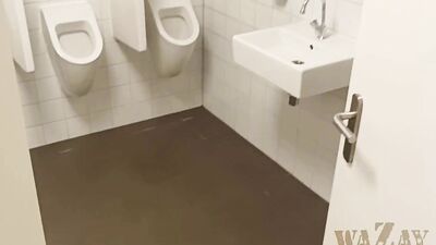 Univeristy exhib toilet fag ????