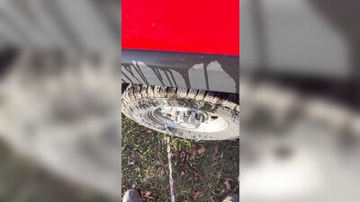 Anal Virgin Twink Peeing Pissing on Daddy’s Truck