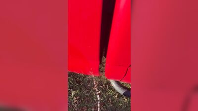 Anal Virgin Twink Peeing Pissing on Daddy’s Truck