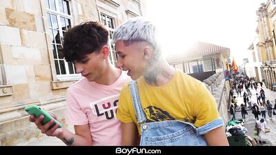 Interracial Twink Flip Fuck Action - Boyfun