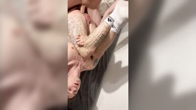 Fucked a guy's tight asshole with a big dick