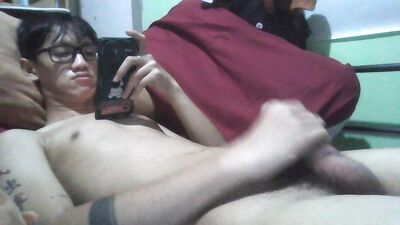 Jacking off while my brother is asleep