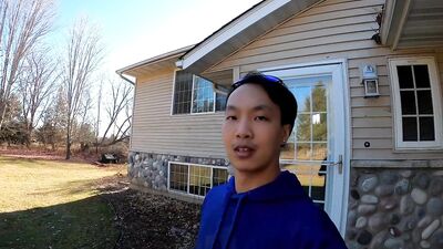 Slutty twink's public piss and cum adventure vlog!