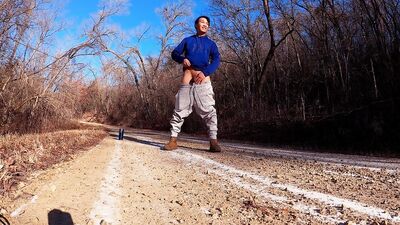 Slutty twink's public piss and cum adventure vlog!