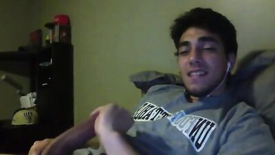 Latin Boy Cock-Stroked by Big Dicks