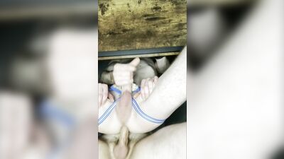 Filling Twink Bros Ass with Cum