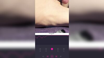 Moaning and cumming hard with lovense gush