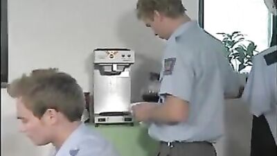 Raw Desk Duty: Action Bareback Police Thrills