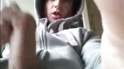 Hooded Hottie Fucks! Blonde Boys Suck and Swallow in this Hardcore Gay Porn Video!