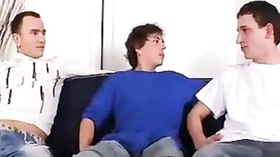 Gay Porn: Group Sex Bareback Action - Not Bored Anymore