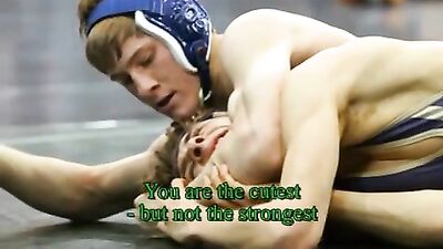 Muscle Flex Battle: Two Teen Boys Wrestle and Show Off Their Strength!