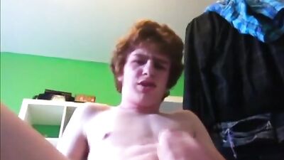 Web-Cam Amateur Cum Shots Revamped: Wanking Off In His Dorm Room!