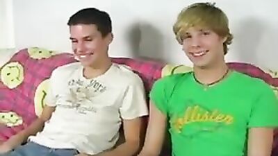 Young Adonis Explores His First Dick!