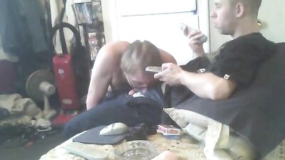 Webcam Blowjob: The Ultimate Step-Son Cumshot!