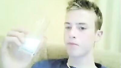 Milking the Blonde Boy