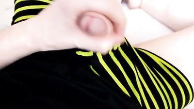 Laundry Day Again: Amateur Cum Shots Solo!