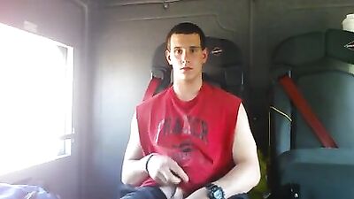 Bus Wank (no cum): Big Cocks Handjob Fetish