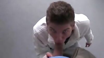 Stairwell Blowdown: Public Outdoor Oral Delight