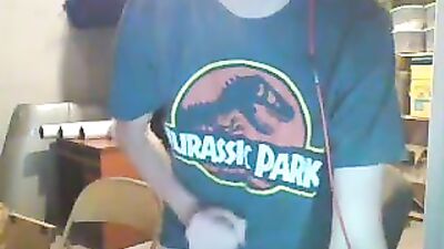 Young Jurassic Masturbation - Cum Shots and Handjobs!