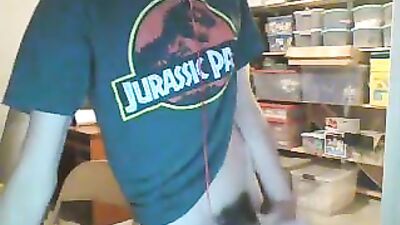 Young Jurassic Masturbation - Cum Shots and Handjobs!
