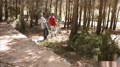 Forest Fuck Fest: Action Bareback!