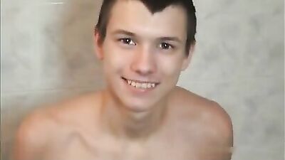 Young Cute Showering & Masturbation