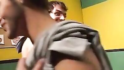 Bareback Threesome Service: Action-Packed Gay Porn Video!