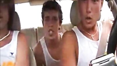 Road Trip Fun with Three Hot Guys