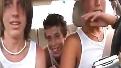Road Trip Fun with Three Hot Guys